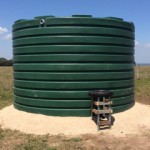 Off stream water tank